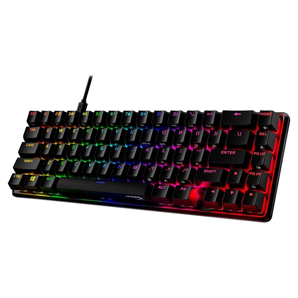 Teclado Mecânico Gamer HyperX Alloy Origins 65, Switch RED, Layout