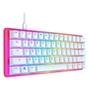 Teclado Gamer HyperX Alloy Origins RGB, Switch HyperX Red,  White / Pink, Layout US 60% -  572Y6AA#ABA