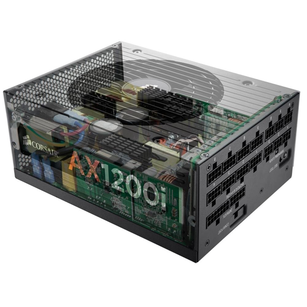 Imagem 6 de 6 do produto Fonte Corsair 1200W 80 Plus Platinum Modular AX1200i - CP-9020008