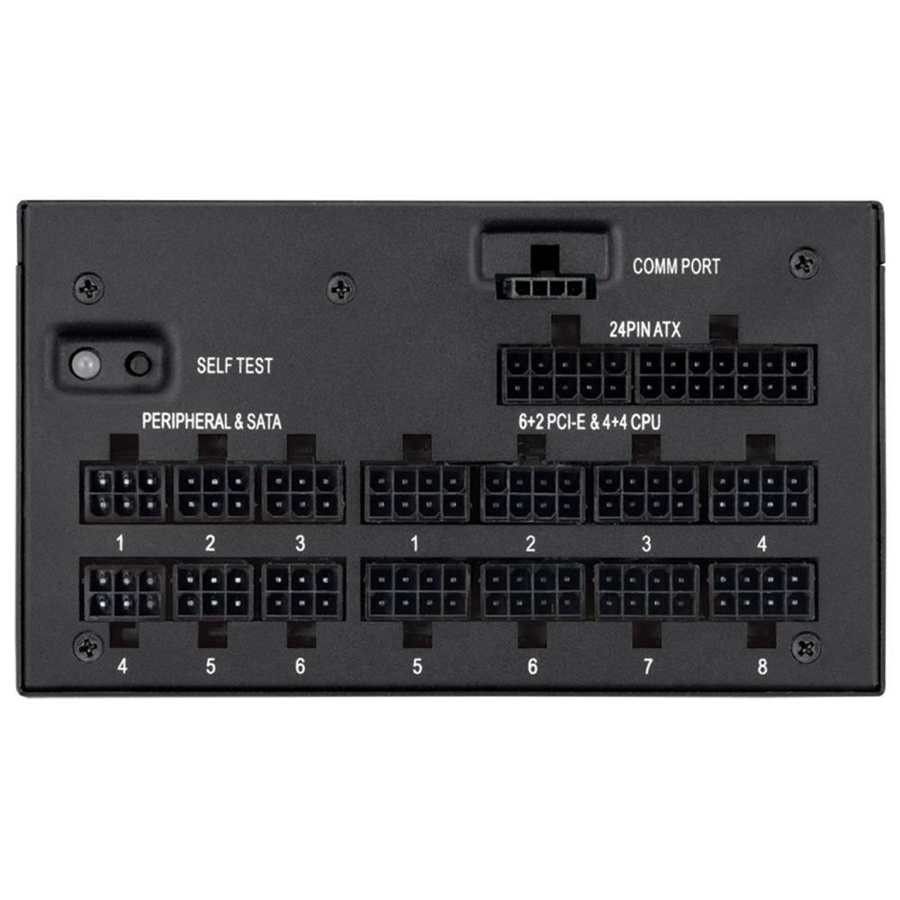 Imagem 5 de 6 do produto Fonte Corsair 1200W 80 Plus Platinum Modular AX1200i - CP-9020008