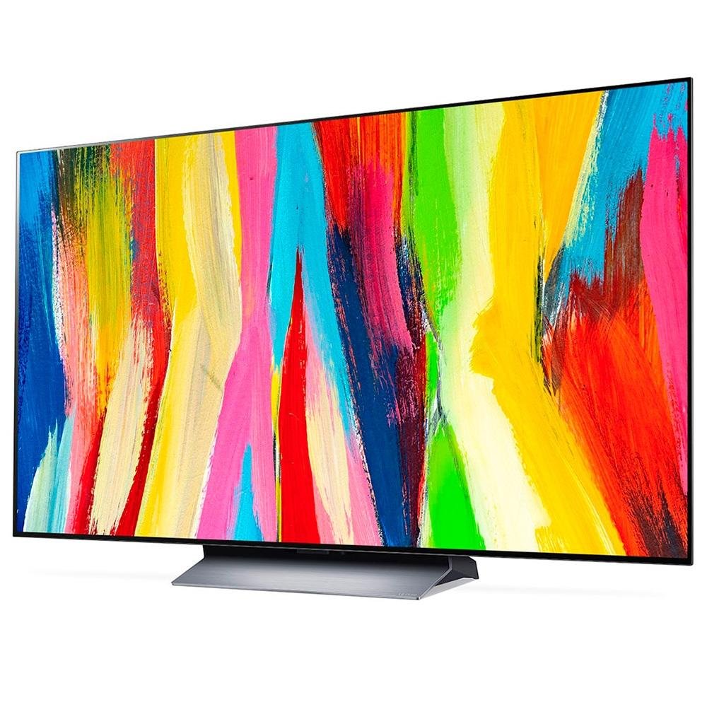 Imagem 2 de 7 do produto Smart TV LG 55 Polegadas OLED evo 4K UHD, 4 HDMI, 3 USB, Wi-Fi, Bluetooth, ThinQAI, Google Assistente, Alexa - OLED55C2PSA