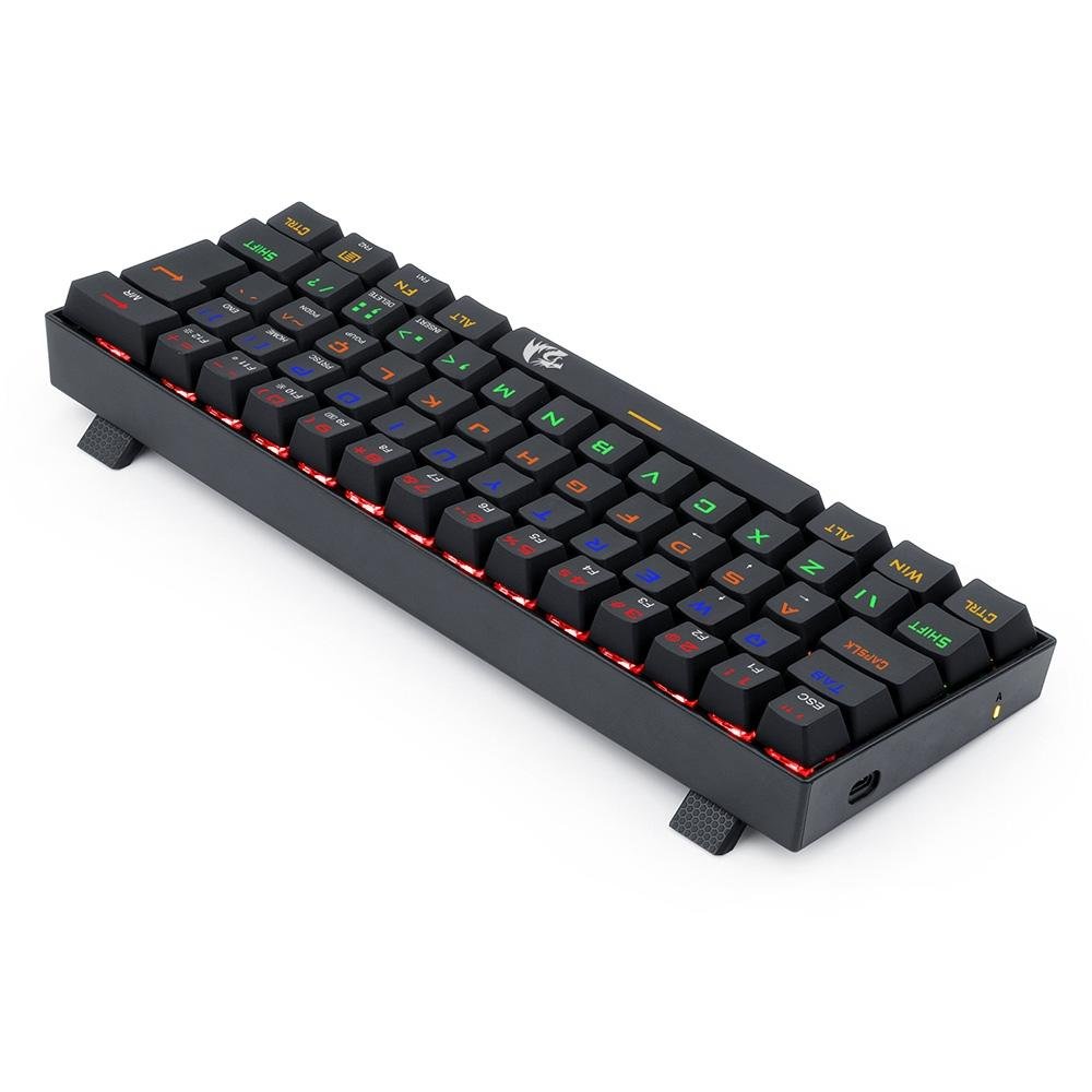 Teclado Mecânico Gamer Redragon Lakshmi, Rainbow RED, Switch, ABNT2, Preto - K606R (PT-RED) Teclado Mecânico Gamer Redragon Lakshmi, Rainbow RED, Switch, ABNT2, Preto - K606R (PT-RED)