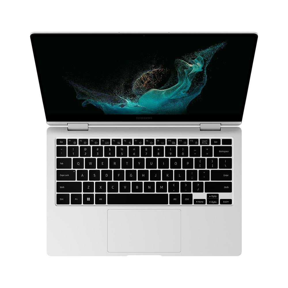 Notebook Samsung Galaxy Book2 360 Intel Core i5-1235U, 8GB RAM, SSD 256GB, 13.3" FHD, Iris Xe, Touch, Windows 11, Prata - NP730QED-KF4BR Notebook Samsung Galaxy Book2 360 Intel Core i5-1235U, 8GB RAM, SSD 256GB, 13.3" FHD, Iris Xe, Touch, Windows 11, Prata - NP730QED-KF4BR