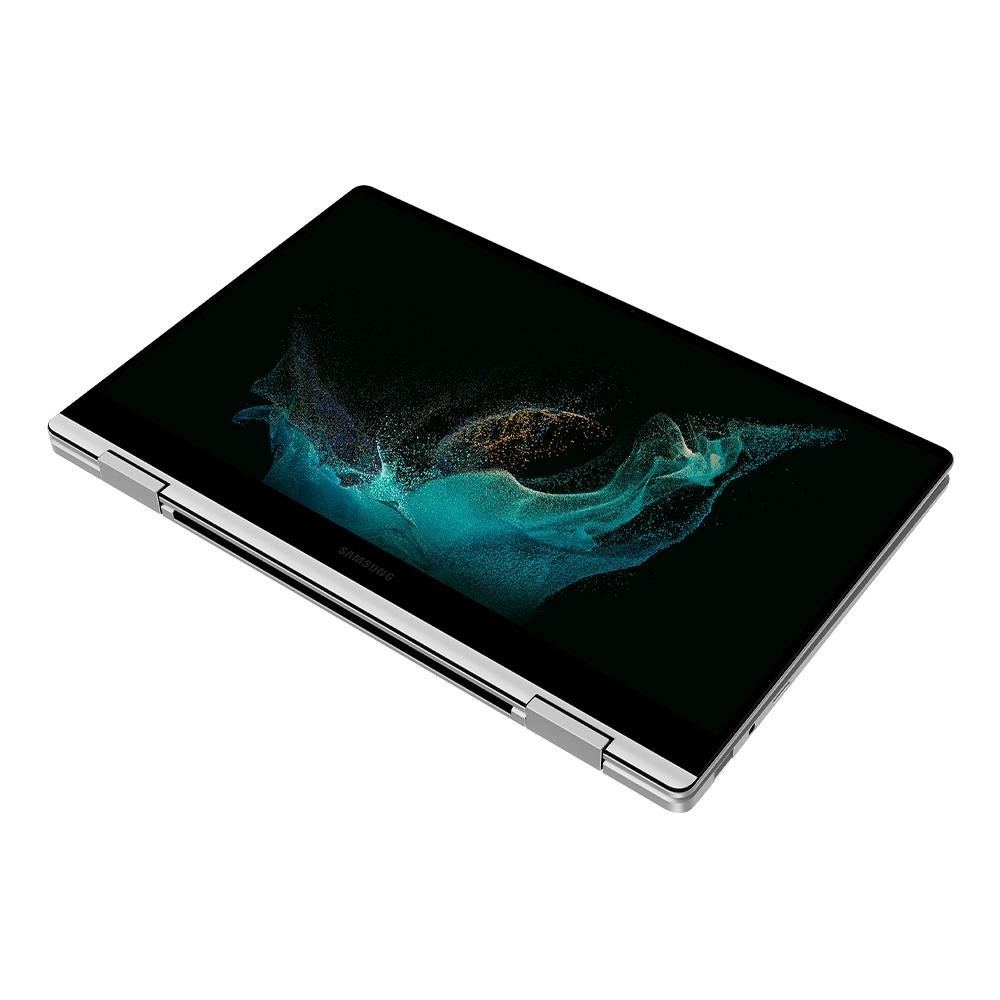 Notebook Samsung Galaxy Book2 360 Intel Core i5-1235U, 8GB RAM, SSD 256GB, 13.3" FHD, Iris Xe, Touch, Windows 11, Prata - NP730QED-KF4BR Notebook Samsung Galaxy Book2 360 Intel Core i5-1235U, 8GB RAM, SSD 256GB, 13.3" FHD, Iris Xe, Touch, Windows 11, Prata - NP730QED-KF4BR