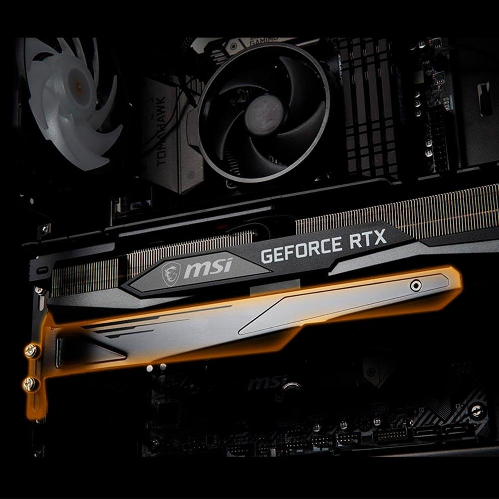 Imagem 8 de 8 do produto Placa de Vídeo RTX 3060 Gaming Z Trio MSI NVIDIA GeForce, 12GB GDDR, RGB, DLSS, Ray Tracing