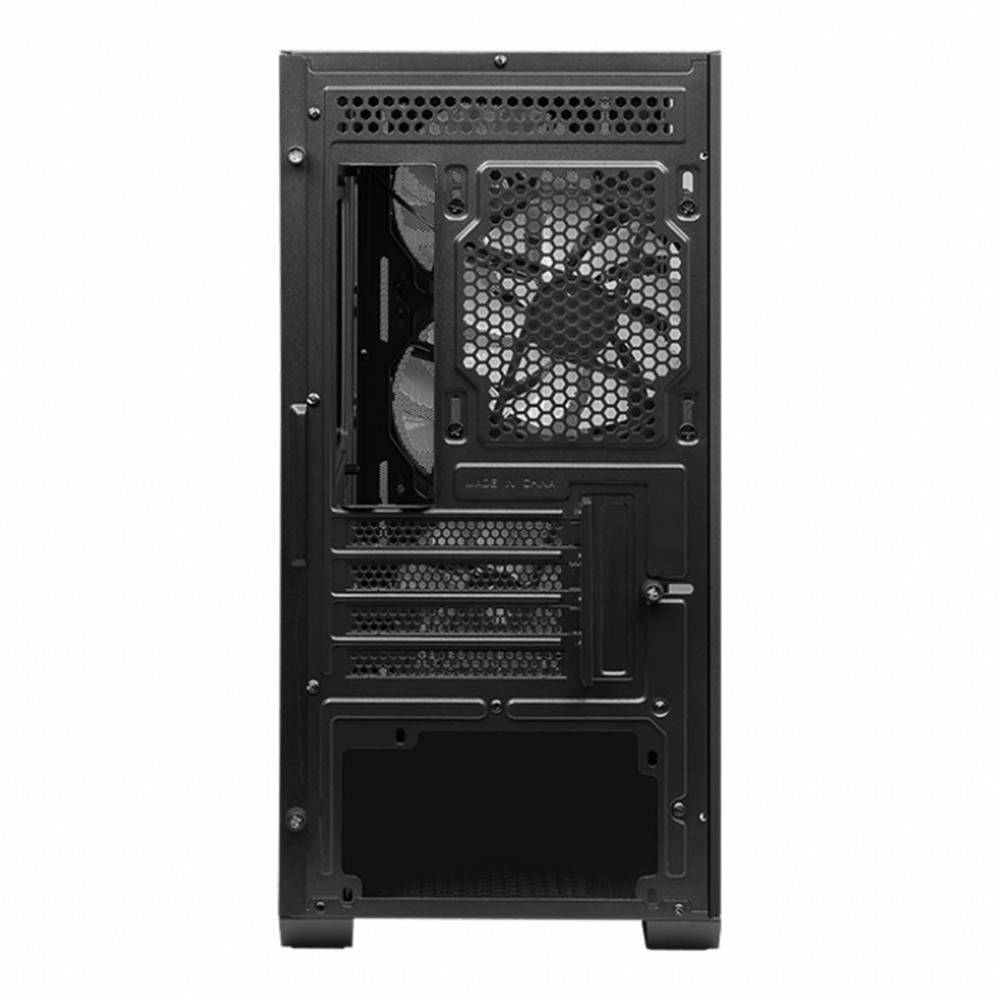 Gabinete Gamer MSI MAG Forge M100A, Mid Tower, Lateral em Acrílico, 4x FANs ARGB, M-ATX, Preto - M100A - view 6