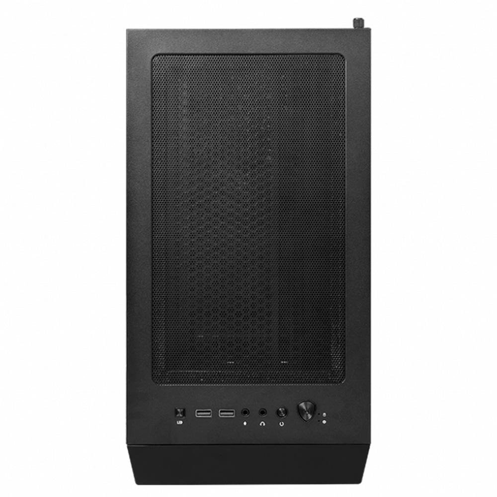 Imagem 4 de 5 do produto Gabinete Gamer MSI Mag Forge, 1x Fan ARGB, Vidro Lateral Temperado, Preto - 111R