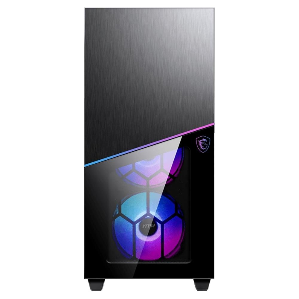 Gabinete Gamer MSI MPG Sekira, 4 Fans ARGB, Vidro Frontal e Lateral Temperado, Preto - 100R
