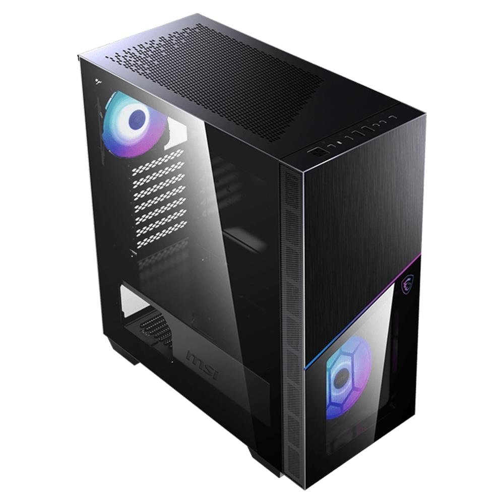 Gabinete Gamer MSI MPG Sekira, 4 Fans ARGB, Vidro Frontal e Lateral Temperado, Preto - 100R