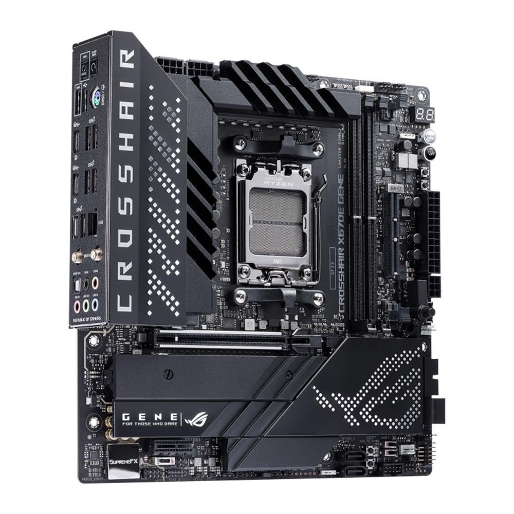 Placa-Mãe Asus Rog Crosshair X670E Gene | KaBuM!