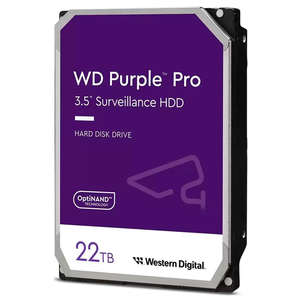 HD WD Purple Pro, 22TB, 7200 RPM, Cache 512MB, 3.5, SATA - WD221PURP