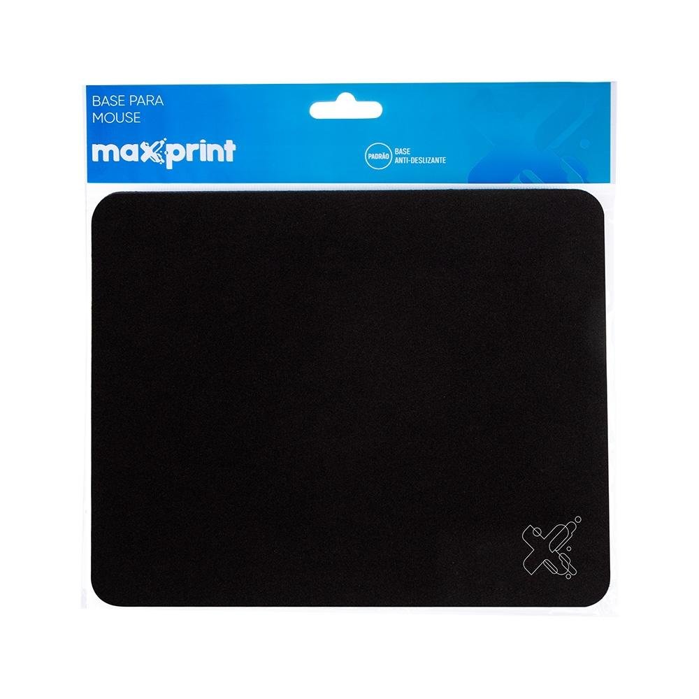 Imagem 3 de 3 do produto Mousepad Maxprint, Pequeno, 220x178mm, Preto - 603579