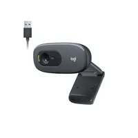 Menor preço em Webcam HD Logitech C270, 720p, 30 FPS, Microfone Integrado, USB 2.0 - 960-000694