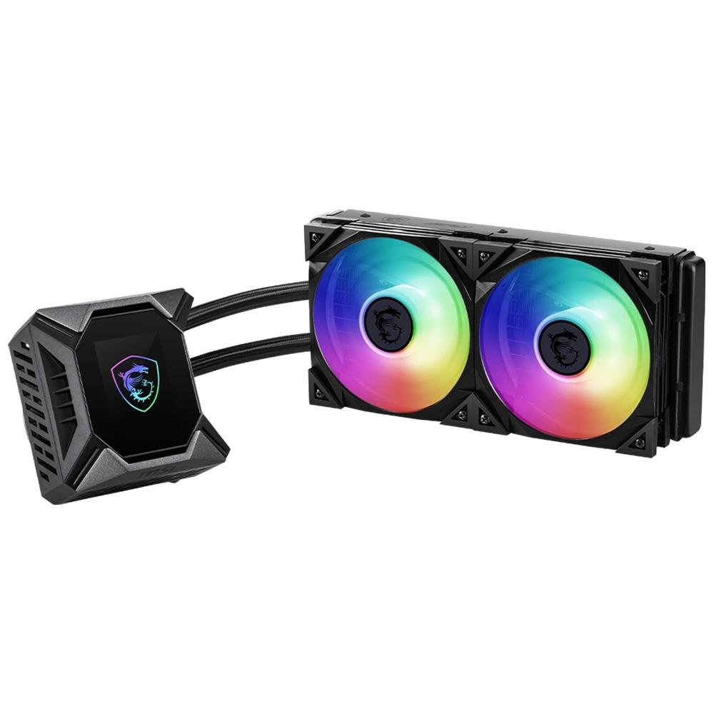 Imagem 3 de 5 do produto Water Cooler MSI MPG Coreliquid, RGB, 240mm, AMD/Intel, Preto - K240 V2