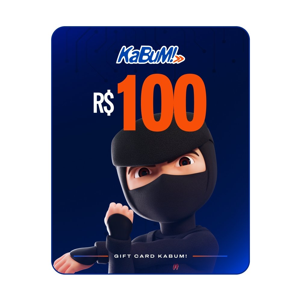 Gift Card KaBuM: 100 Reais - Código Digital