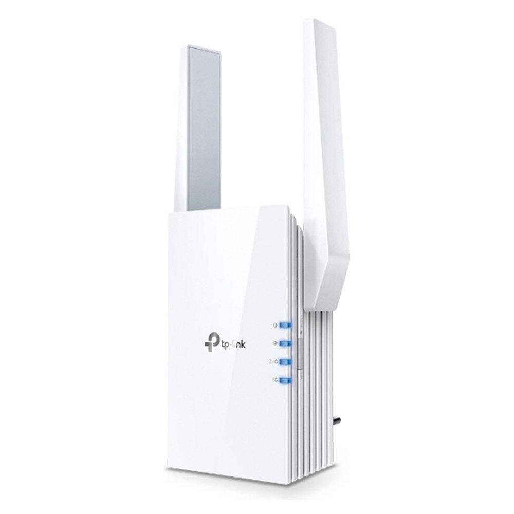 Repetidor de Sinal Tp-Link Mesh Wifi AX1800, 574 Mbps, 2 Antenas Externas, Branco - RE605X Repetidor de Sinal Tp-Link Mesh Wifi AX1800, 574 Mbps, 2 Antenas Externas, Branco - RE605X