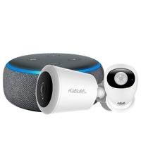 Echo Dot (3ª Geração) com Alexa  O Echo Dot é o nosso smart speaker de maior sucesso. Controlado por voz com a Alexa, ele é perfeito para qualquer amb