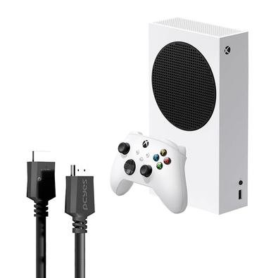 Xbox Serie S 512GB 1 controle Branco Bivolt KaBuM