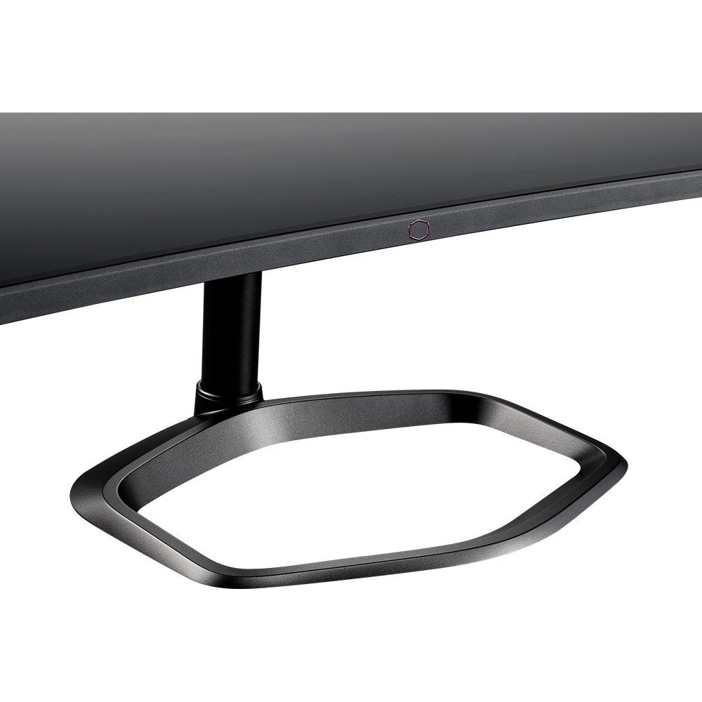 Imagem 8 de 11 do produto Monitor Gamer Curvo Cooler Master 34", 165Hz, UWQHD, 1ms, DisplayPort e HDMI, 95% DCI-P3, HDR, FreeSync - CMI-GM34-CW2-BR