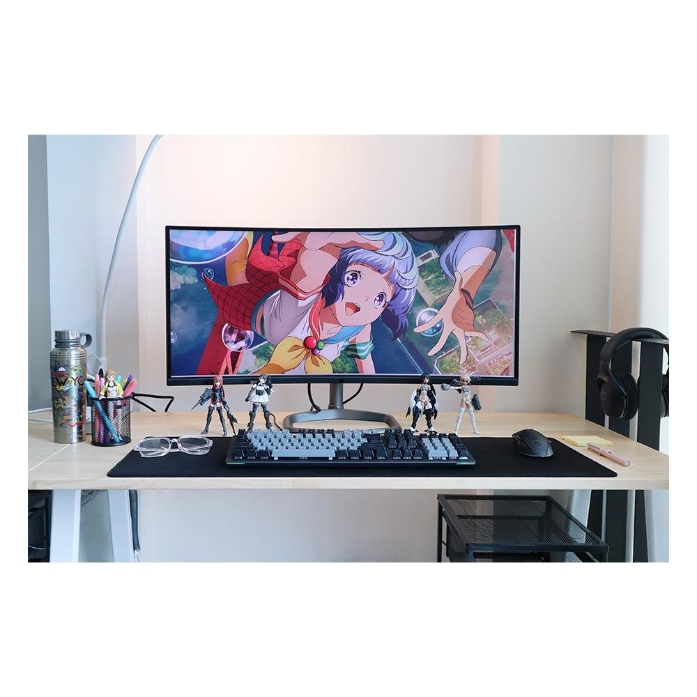 Imagem 10 de 11 do produto Monitor Gamer Curvo Cooler Master 34", 165Hz, UWQHD, 1ms, DisplayPort e HDMI, 95% DCI-P3, HDR, FreeSync - CMI-GM34-CW2-BR