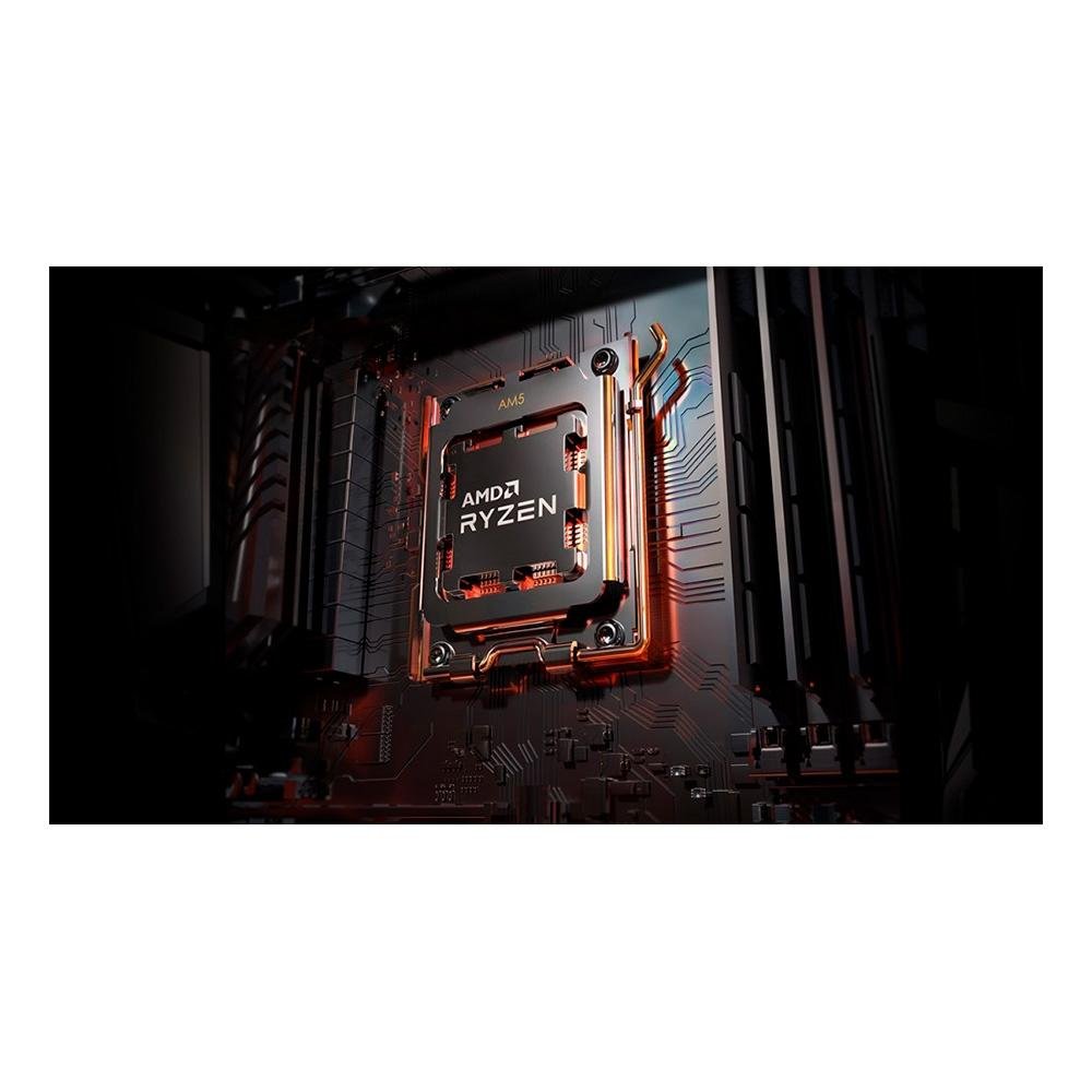 Processador AMD Ryzen 5 7600X, 5.3GHz  Max Turbo, Cache 38MB, AM5, 6 Núcleos, Vídeo Integrado - 100-100000593WOF - view 2