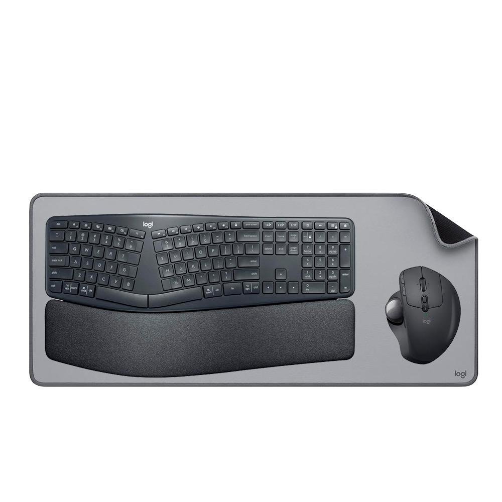 Kit Logitech - Teclado sem fio ERGO K860 + Mouse sem fio Trackball