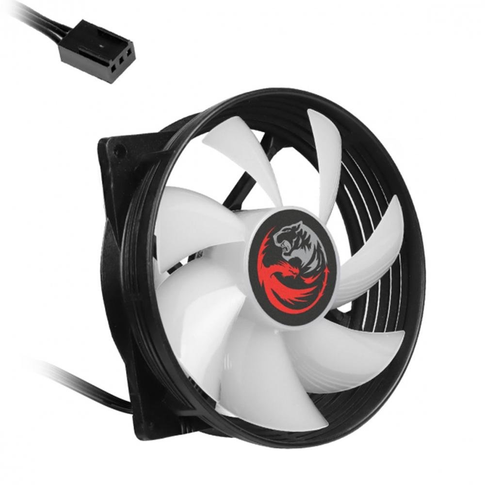 Imagem 9 de 11 do produto Air Cooler Pcyes LOR X Rainbow, LED, AMD/Intel, 92mm, Preto - ACLX92RB