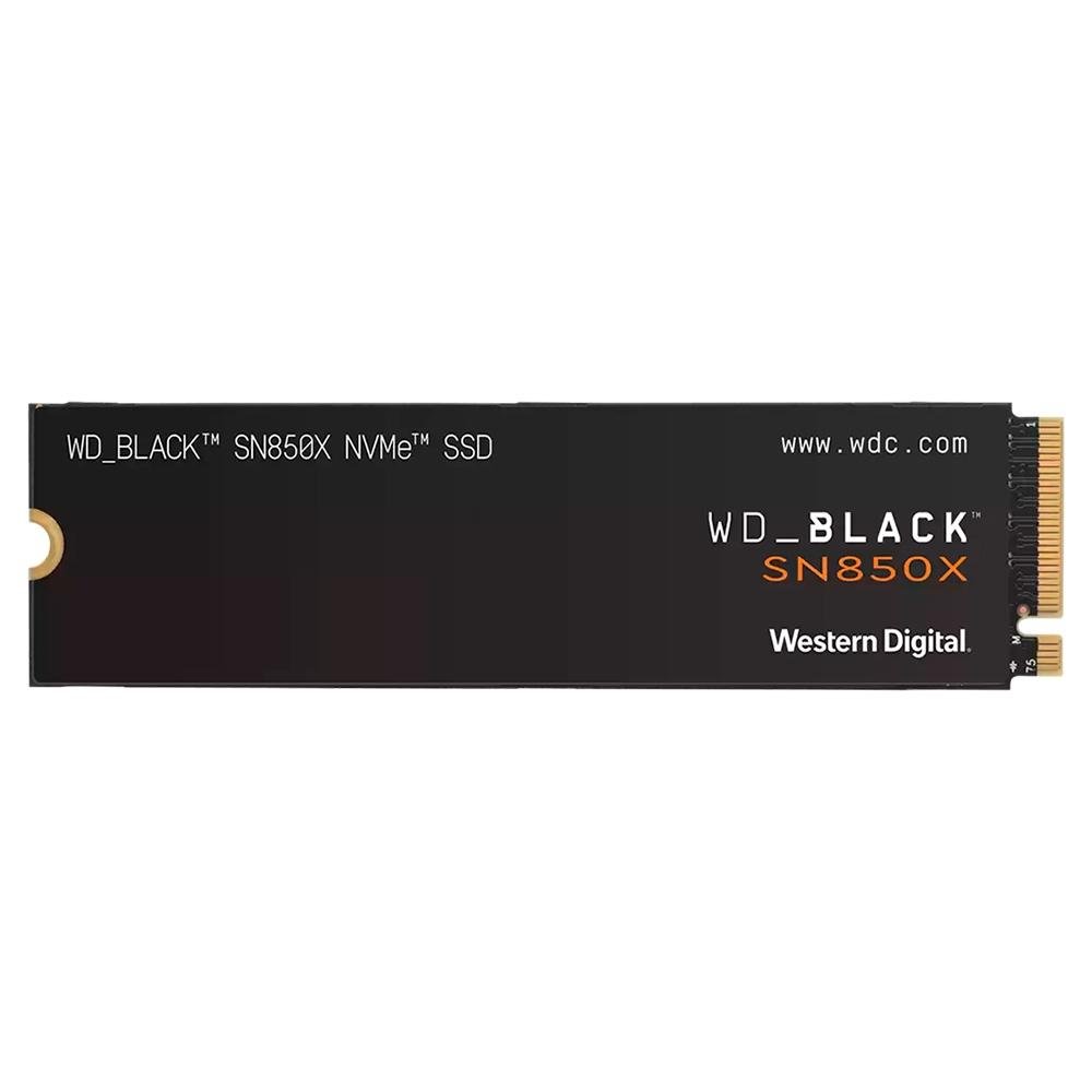 SSD SanDisk SN850X Gaming Storage, 2TB, M.2 2280 PCIe GEN4X4, NVMe, Leitura: 7300 MB/s e Gravação: 6600 MB/s, Preto - WDS200T2X0E