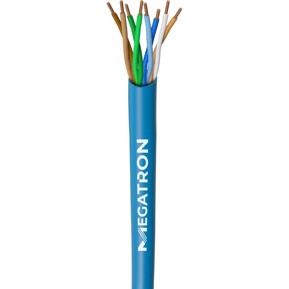 Cabo de Rede Megatron LAN 4PX24AWG, CX, CAT5E, 305m, Azul - 2581 - view 3