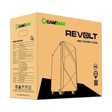 Gabinete Atx Gamer Revolt 3606 Rgb, Mid Tower, Vidro Temperado, Branco, Sem  Fonte, C/ 3 Fans - Gamemax - Kadri Tecnologia - Pensou em Informática,  Pensou em Kadri!