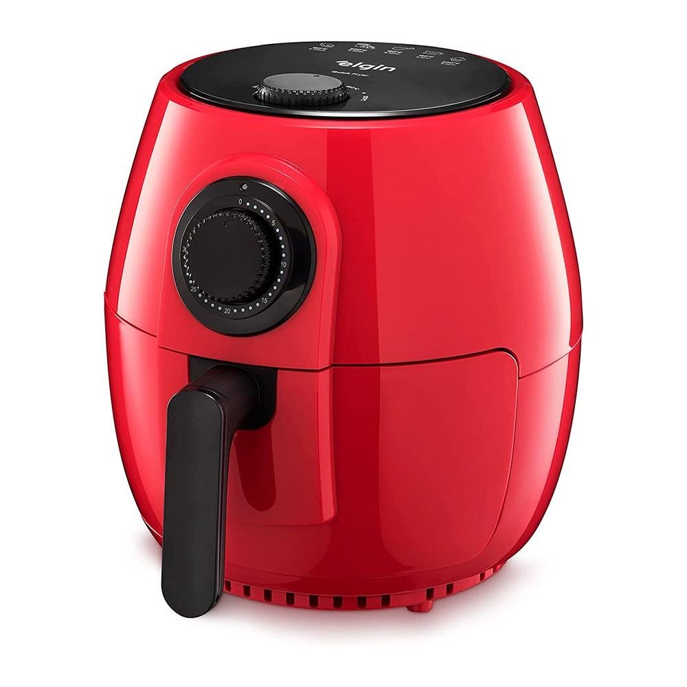 Fritadeira Elétrica Elgin Quick Fryer 4L, 1350W, 127V, Vermelho