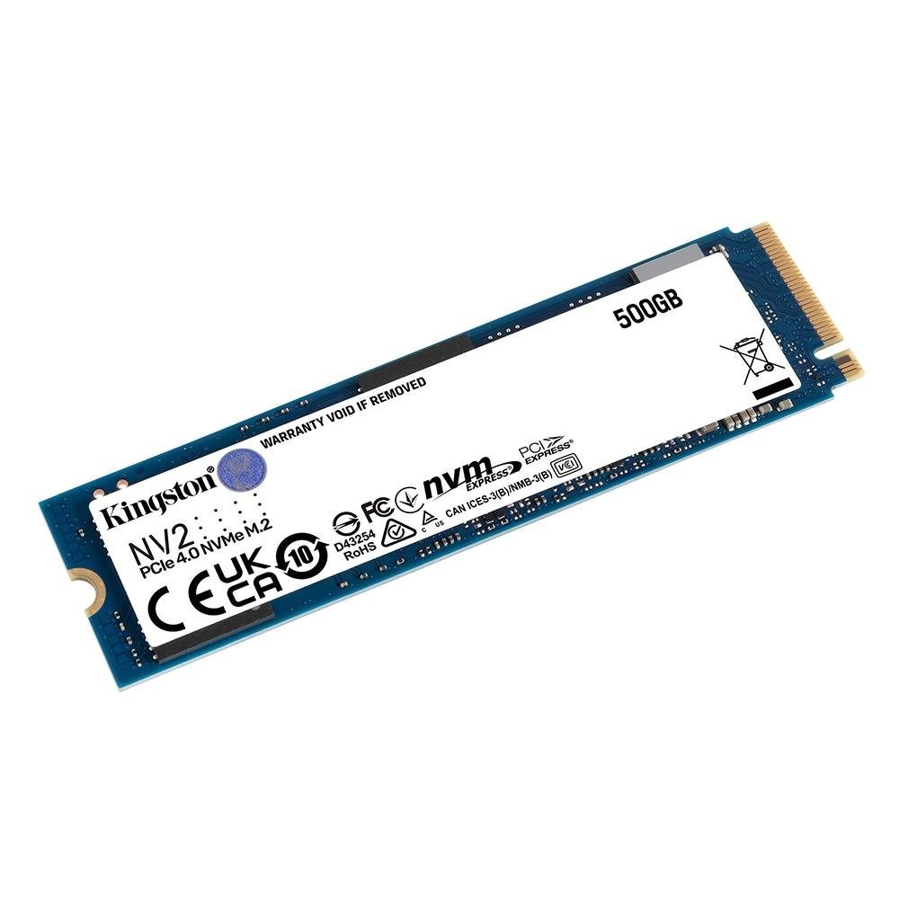 SSD. M2 NVMe 500GB Leitura: 5000MB/s Gravação: 3000MB/s, KINGSTON NV3 SNV3S/500G - Imagem 2
