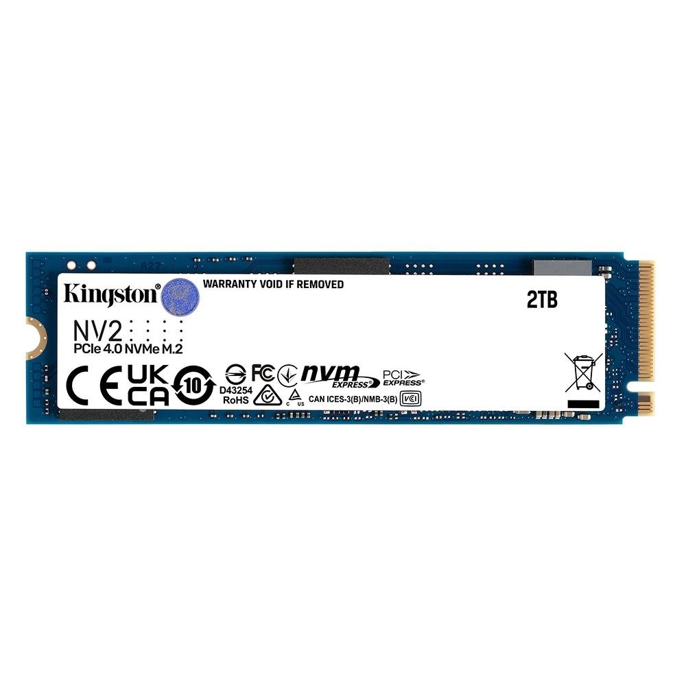 内蔵型SSD Kingston NV2 2TB SSD PCIe 4.0 NVMe M.2 SSD Kingston NV2 2 TB M.2 | KaBuM!