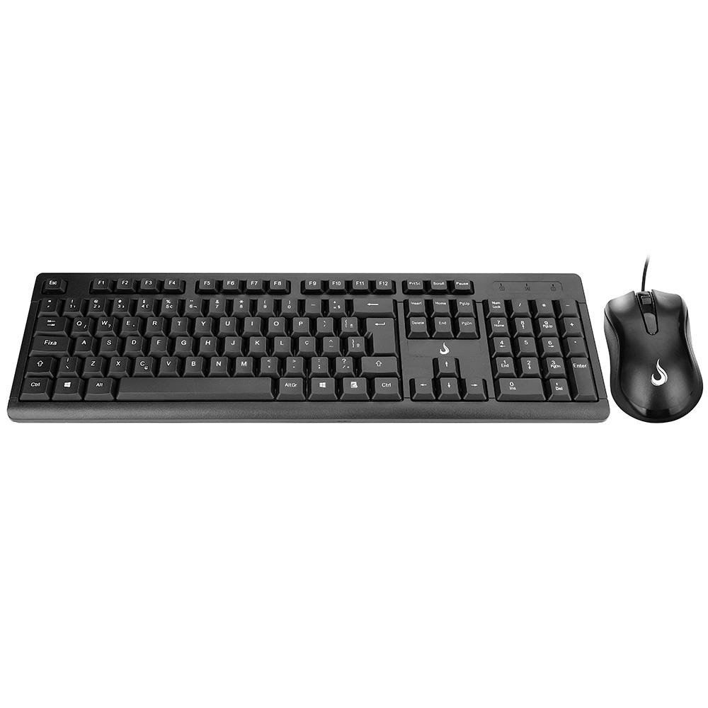 Teclado e Mouse ( Balão.info) Office OF 01, USB, ( Balão.info), Preto - RM-TM-01-FB - foto 6