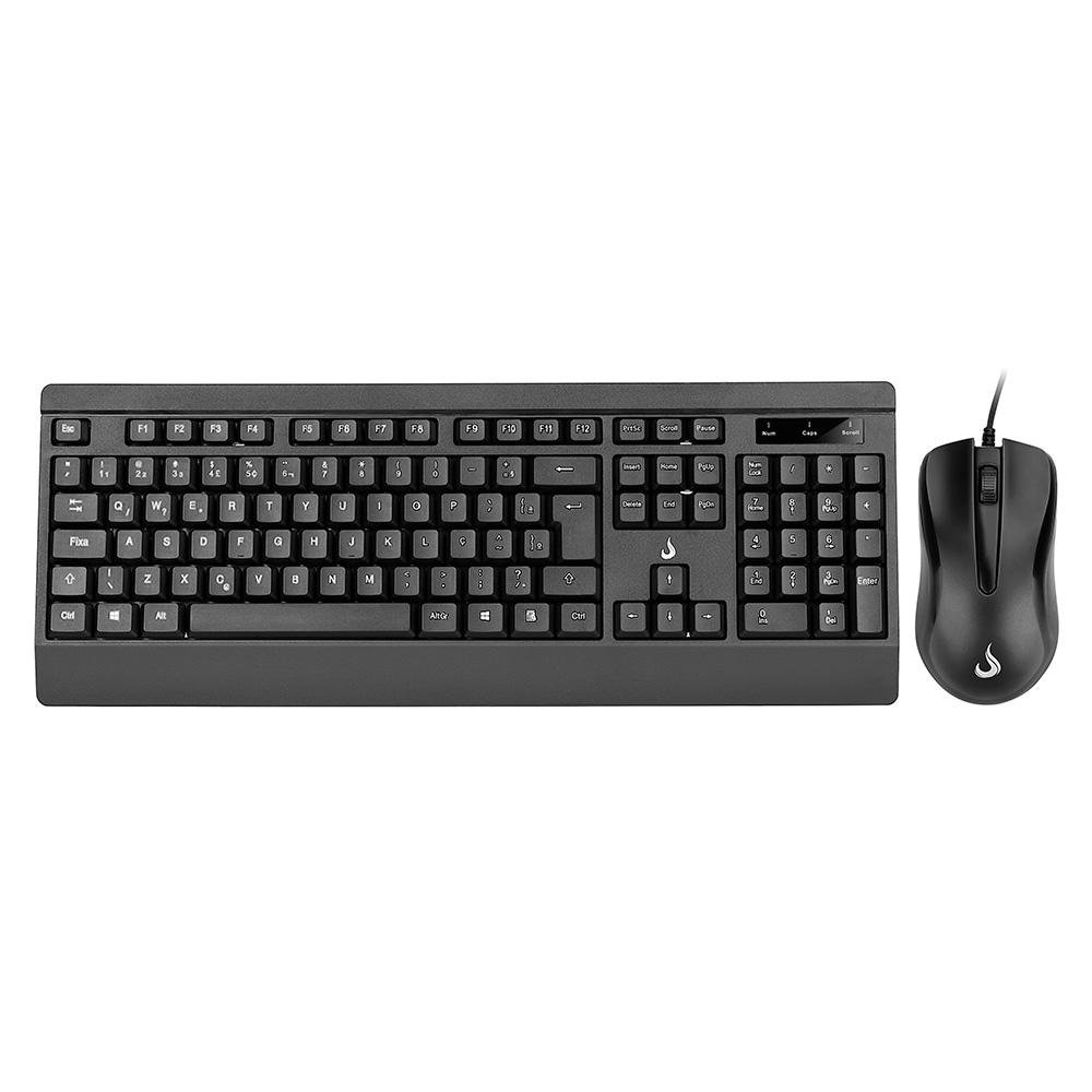 Teclado e Mouse ( Balão.info) Office OF 02, USB, ( Balão.info), Preto - RM-TM-02-FB - foto 2