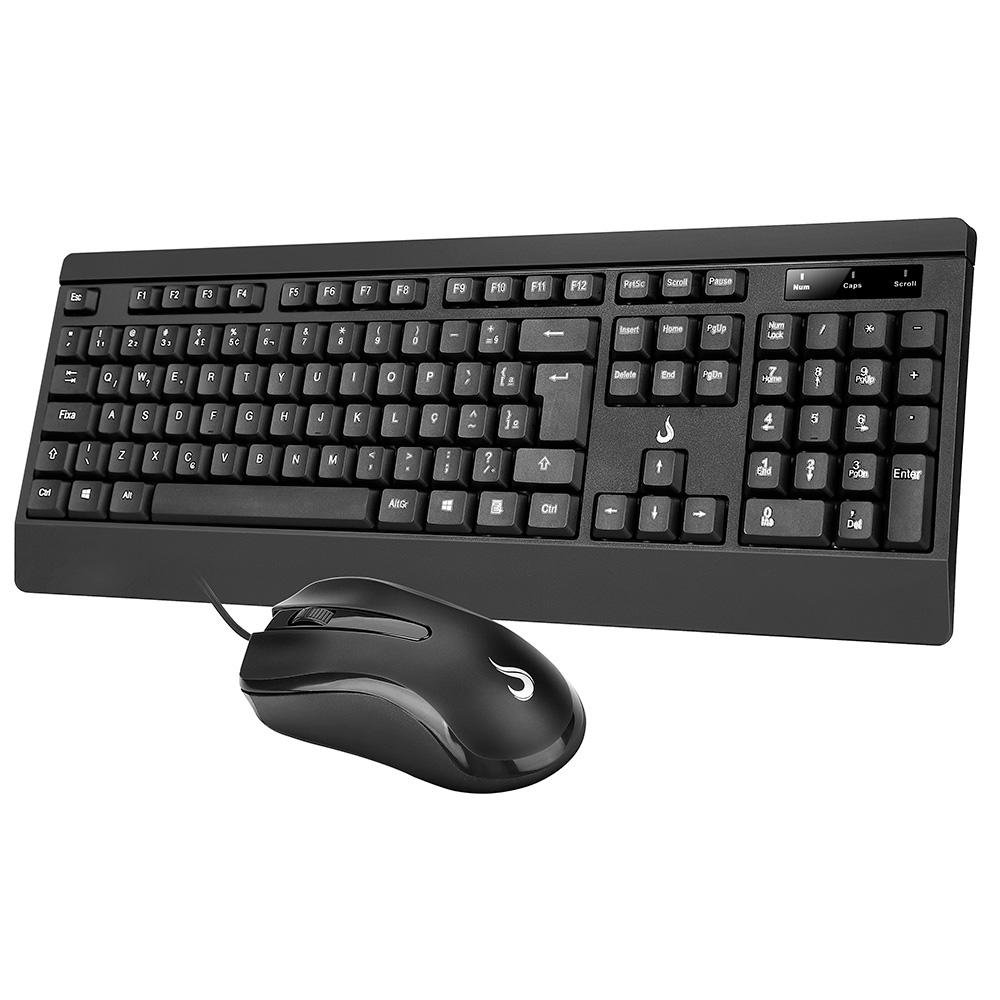 Teclado e Mouse ( Balão.info) Office OF 02, USB, ( Balão.info), Preto - RM-TM-02-FB - foto 6