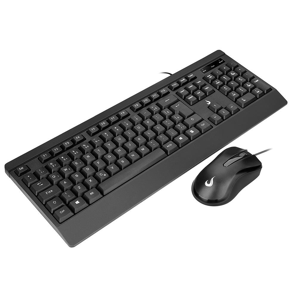 Teclado e Mouse ( Balão.info) Office OF 02, USB, ( Balão.info), Preto - RM-TM-02-FB - foto 4