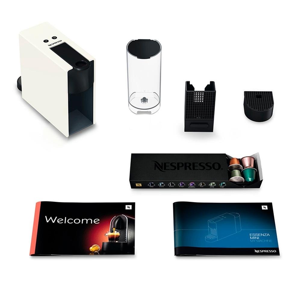 Imagem 5 de 9 do produto Cafeteira Nespresso Essenza Mini, 1260W, 220V, Branco - C30-BR3-WH-NE2