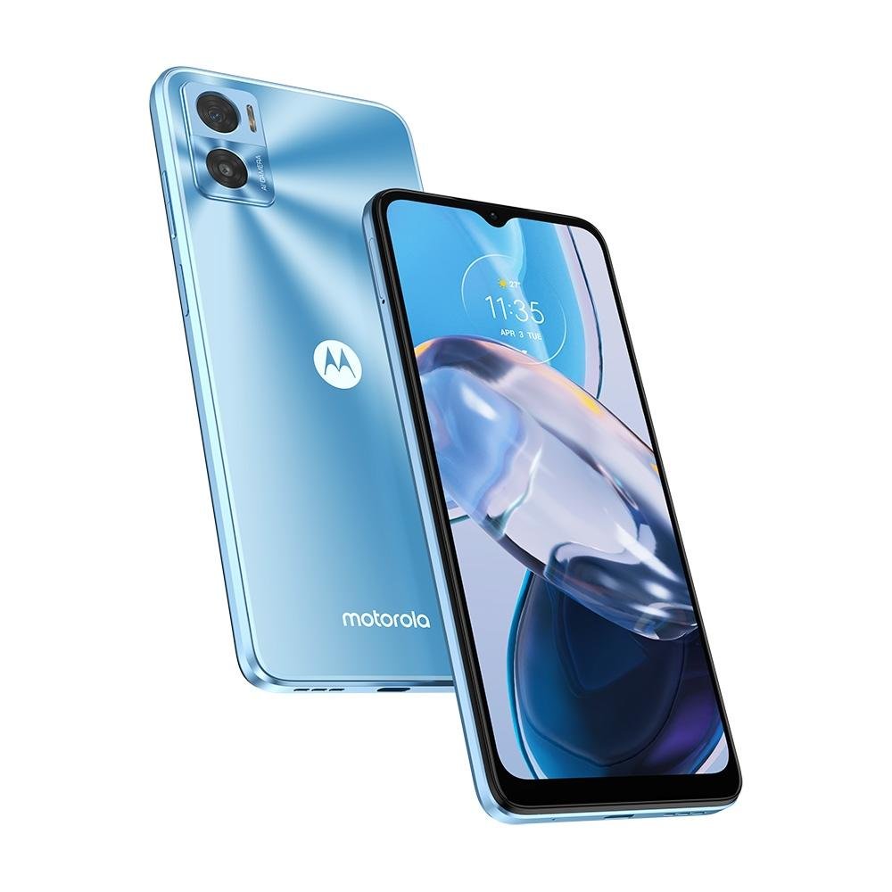 Imagem 2 de 14 do produto Smartphone Motorola Moto E22, 64GB, 4GB RAM, Octa Core, Câmera 16MP, Tela de 6.5, Azul - PAVU0003BR