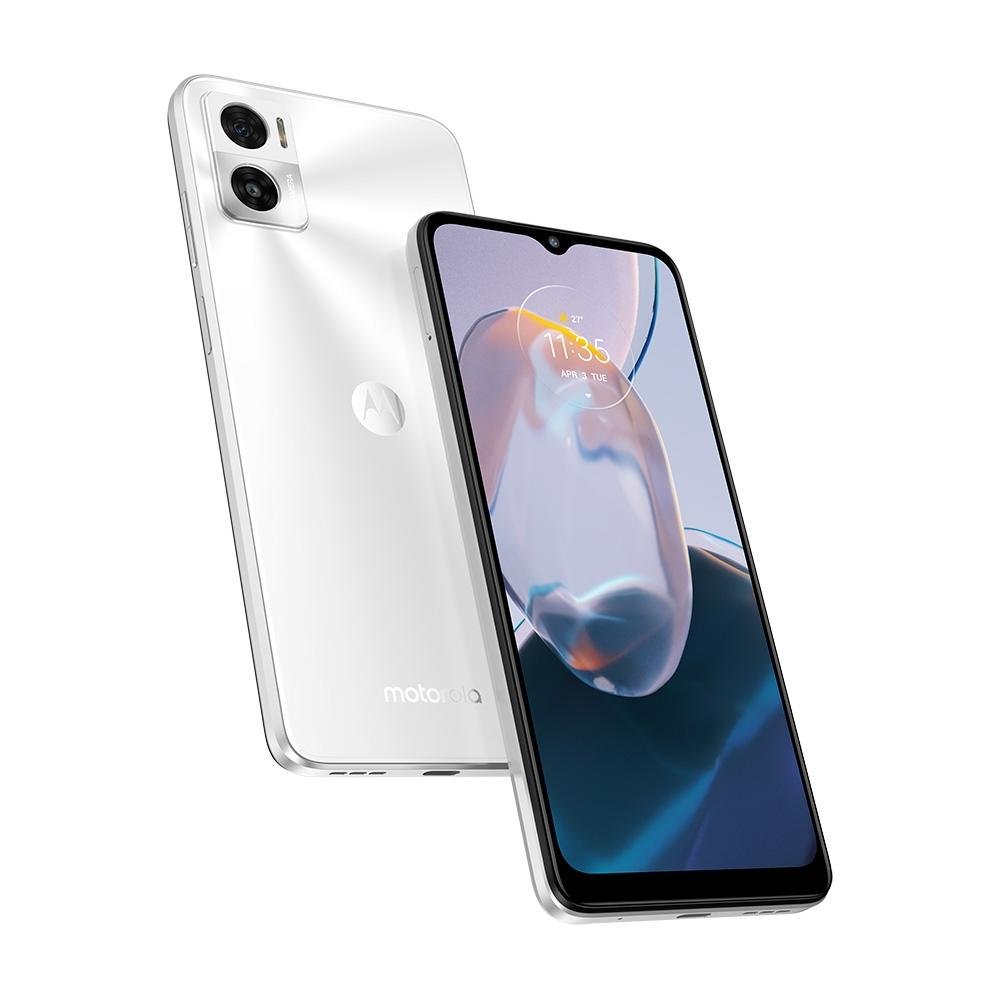 Imagem 3 de 12 do produto Smartphone Motorola Moto E22, 32GB, 2GB RAM, Octa Core, Câmera 16MP, Tela de 6.5, Branco - PAVV0002BR