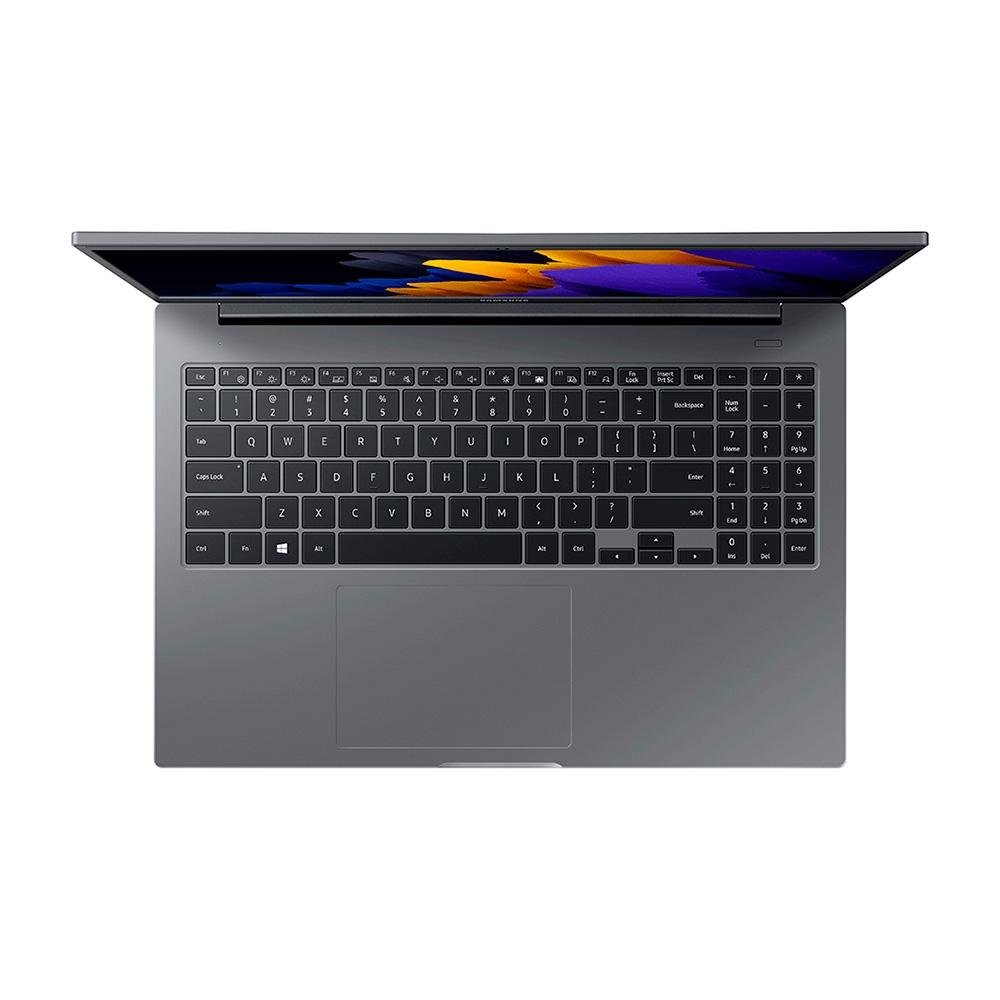 Imagem 4 de 12 do produto Notebook Samsung Book, Intel Core i7-1165G7, 8GB RAM, 256GB SSD, 15.6 Full HD, Intel Iris Xe, Windows 11 Home, Cinza - NP550XDA-KU1BR
