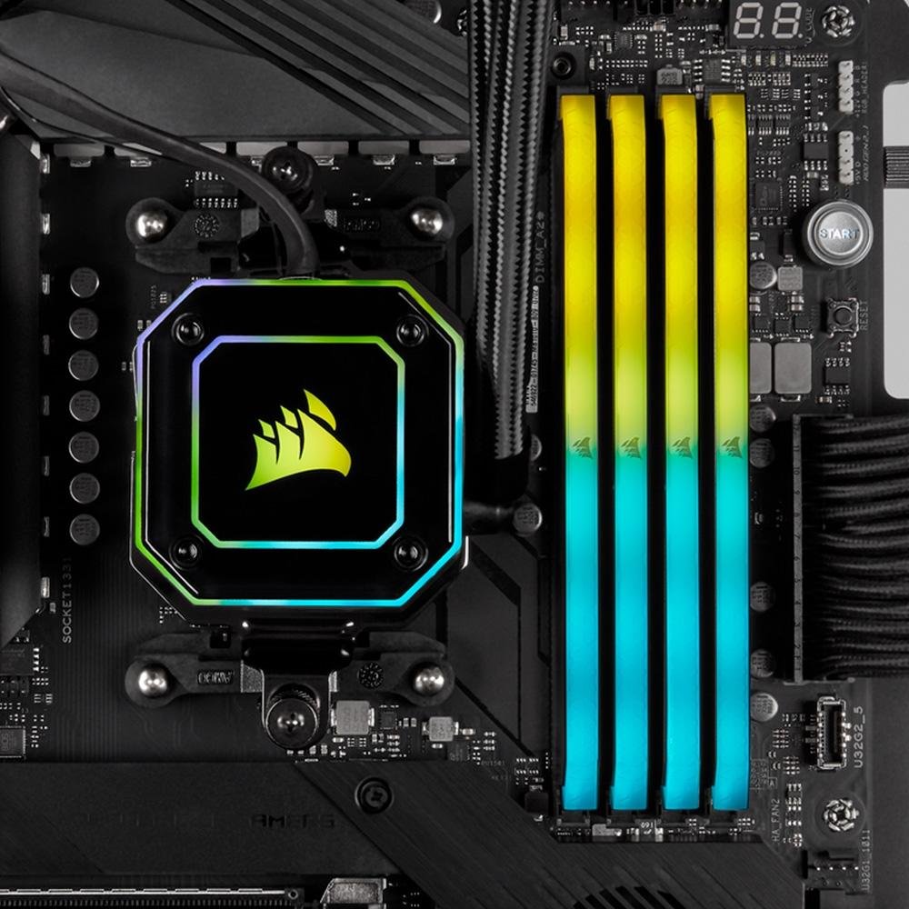 Imagem 8 de 8 do produto Memória RAM Corsair Vengeance RGB RS, 16GB (2x8GB), 3200MHz, DDR4, CL16, Preto - CMG16GX4M2E3200C16