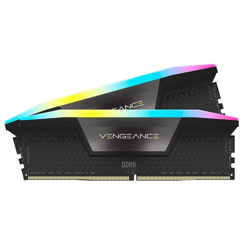 CORSAIR DDR5-6200MHz VENGEANCERGB 16GB×2 Memória Corsair Vengeance RGB | KaBuM!