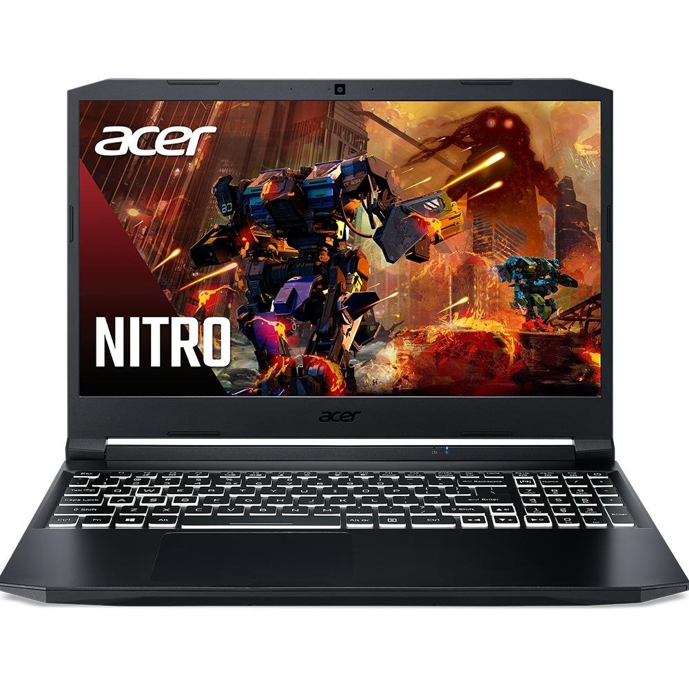 Imagem 8 de 12 do produto Notebook Gamer Acer Nitro 5 Intel Core i7-11800H, 8GB RAM, GeForce GTX 1650, SSD 512GB, 15.6" FHD, Win 11, Preto - AN515-57-740K