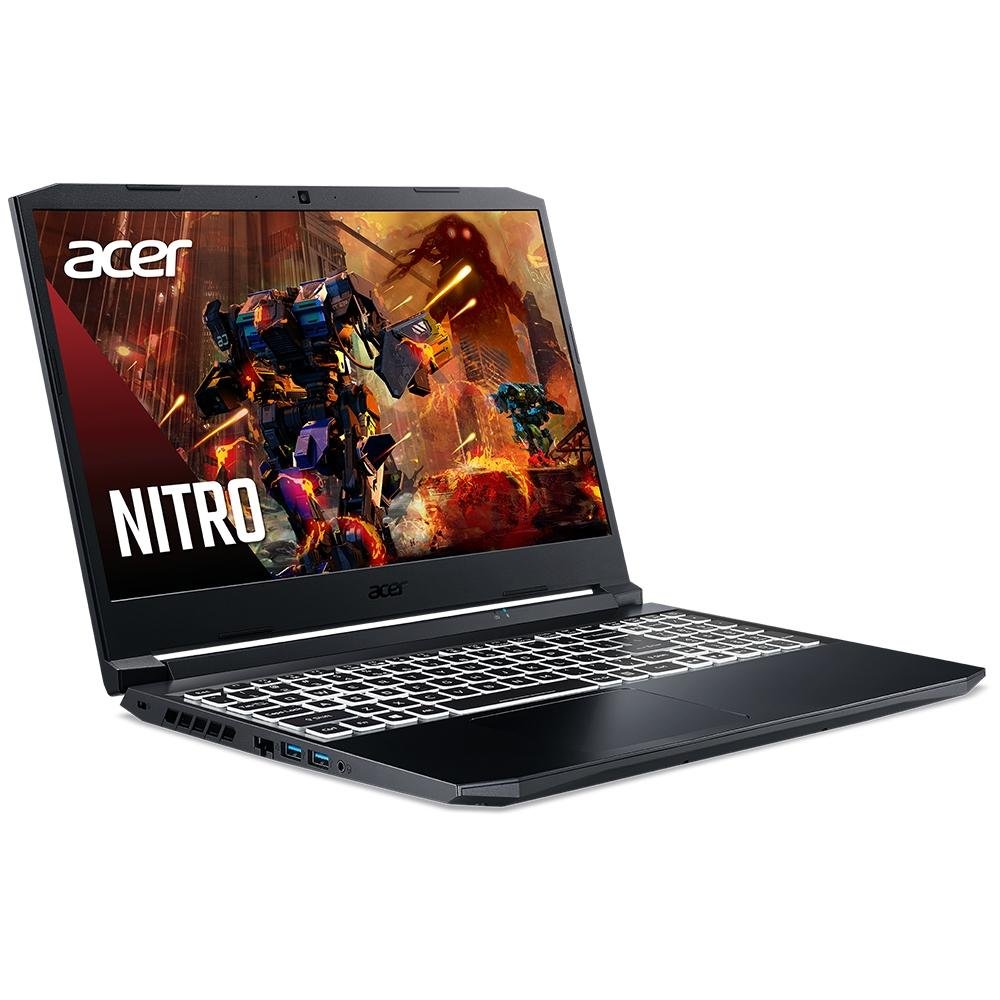Imagem 9 de 12 do produto Notebook Gamer Acer Nitro 5 Intel Core i7-11800H, 8GB RAM, GeForce GTX 1650, SSD 512GB, 15.6" FHD, Win 11, Preto - AN515-57-740K