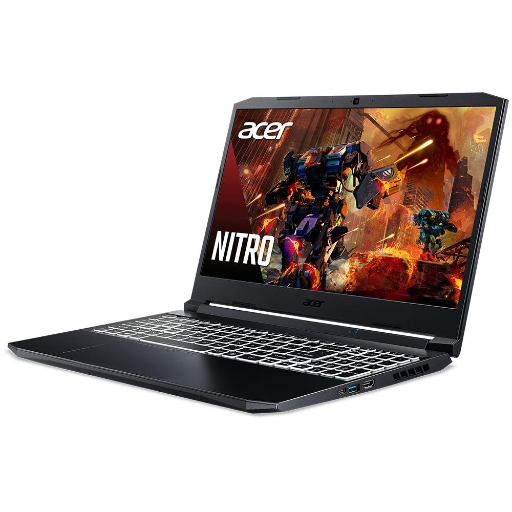 Imagem 10 de 12 do produto Notebook Gamer Acer Nitro 5 Intel Core i7-11800H, 8GB RAM, GeForce GTX 1650, SSD 512GB, 15.6" FHD, Win 11, Preto - AN515-57-740K