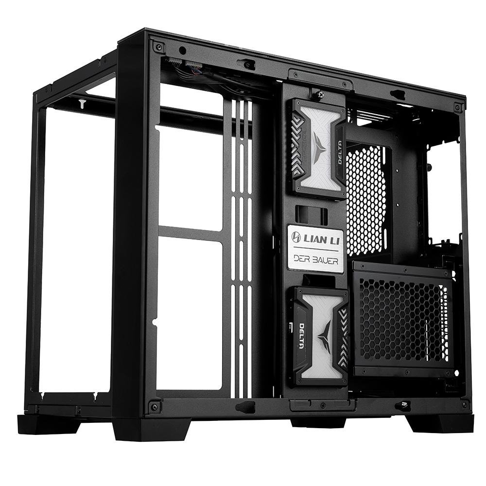 Imagem 5 de 7 do produto Gabinete Gamer Lian Li Dynamic Mini-X O11, PC Tower, ATX, Lateral em Vidro Temperado, Preto - O11DMINI-X
