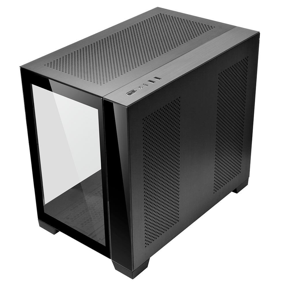 Imagem 6 de 7 do produto Gabinete Gamer Lian Li Dynamic Mini-X O11, PC Tower, ATX, Lateral em Vidro Temperado, Preto - O11DMINI-X