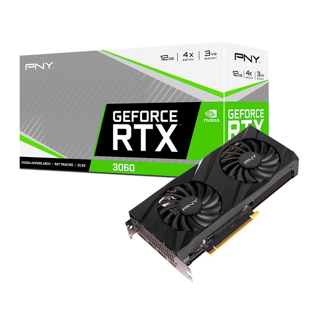 Placa de Video PNY NVIDIA Geforce RTX 3060 | KaBuM!