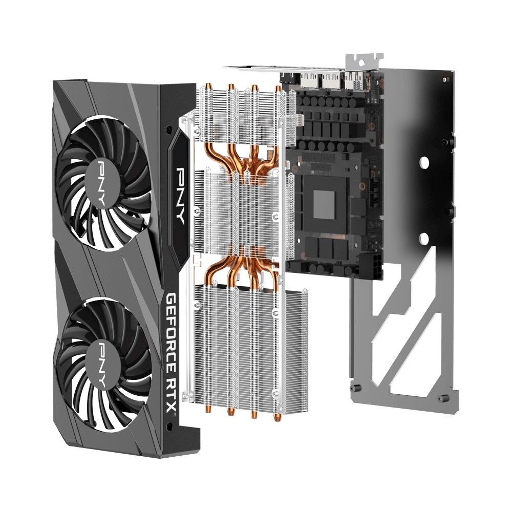 Imagem 11 de 11 do produto Placa de Video PNY NVIDIA Geforce RTX 3060, 12 GB GDDR6, DLSS, Ray Tracing - VCG306012DFBPB1